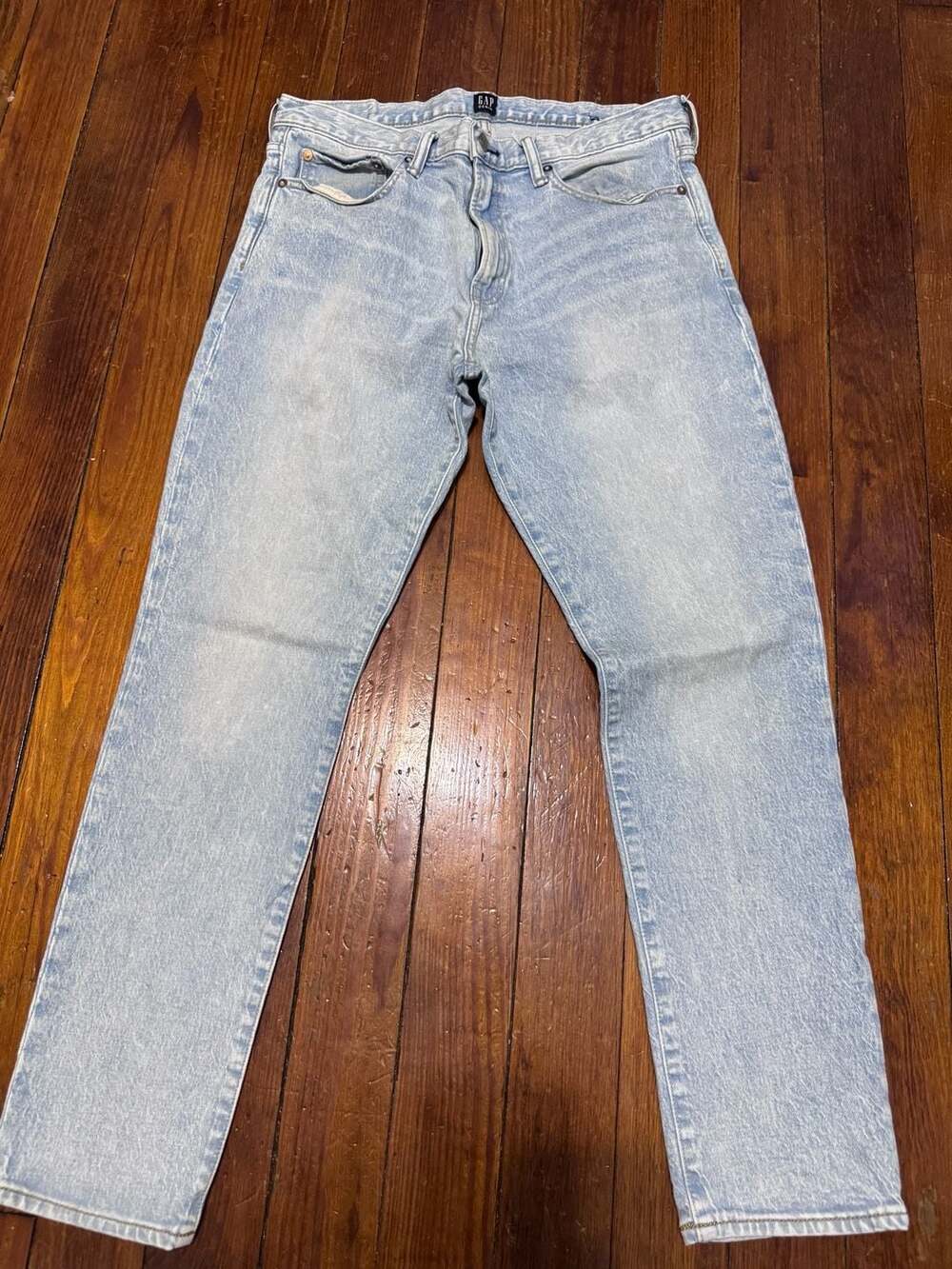 Gap Denim Men's Light Wash Skinny Fit Jeans Size 34x30